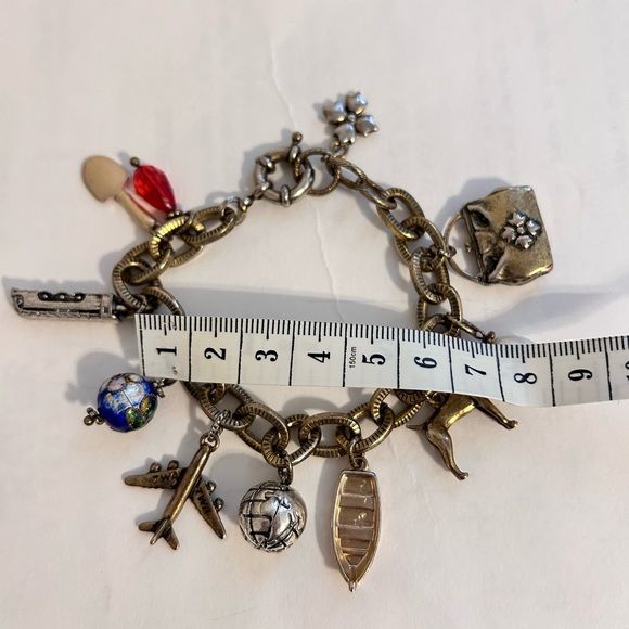 Vintages Patricia Nash Multicolor Charm Bracelet - Picture 2 of 3